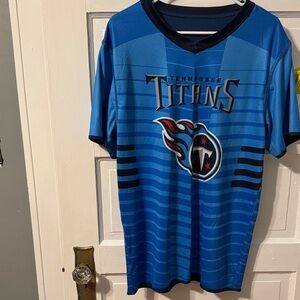 Reversible NFL Tennessee Titans Blue Flag Football Jersey